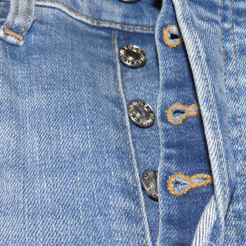 Re/Done Originals Light Wash Denim 90’s High Rise Skinny Ankle Crop Jeans - Picture 9 of 13